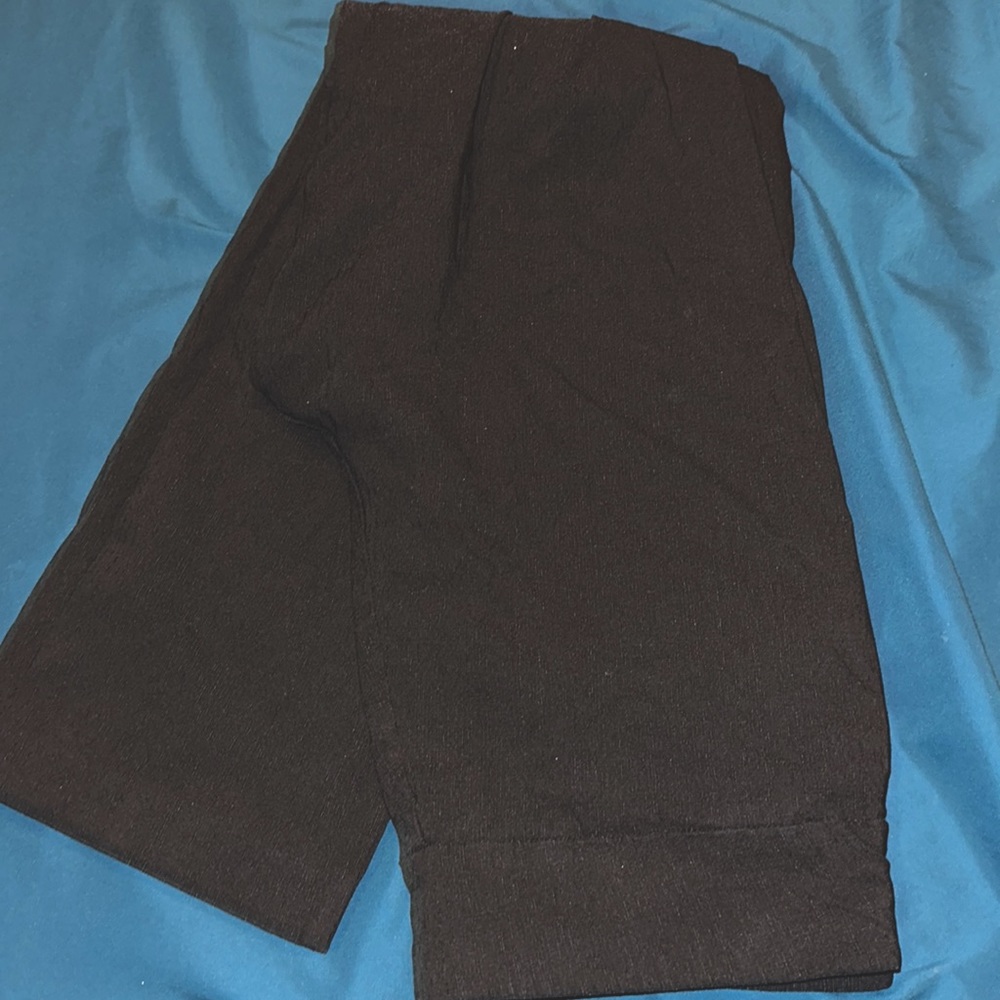 Black stretchy dress pants